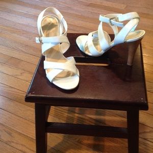 White summer sandal